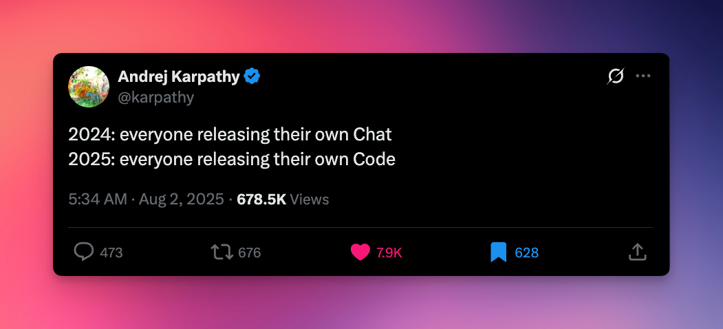 https://x.com/karpathy/status/1951577221753094399